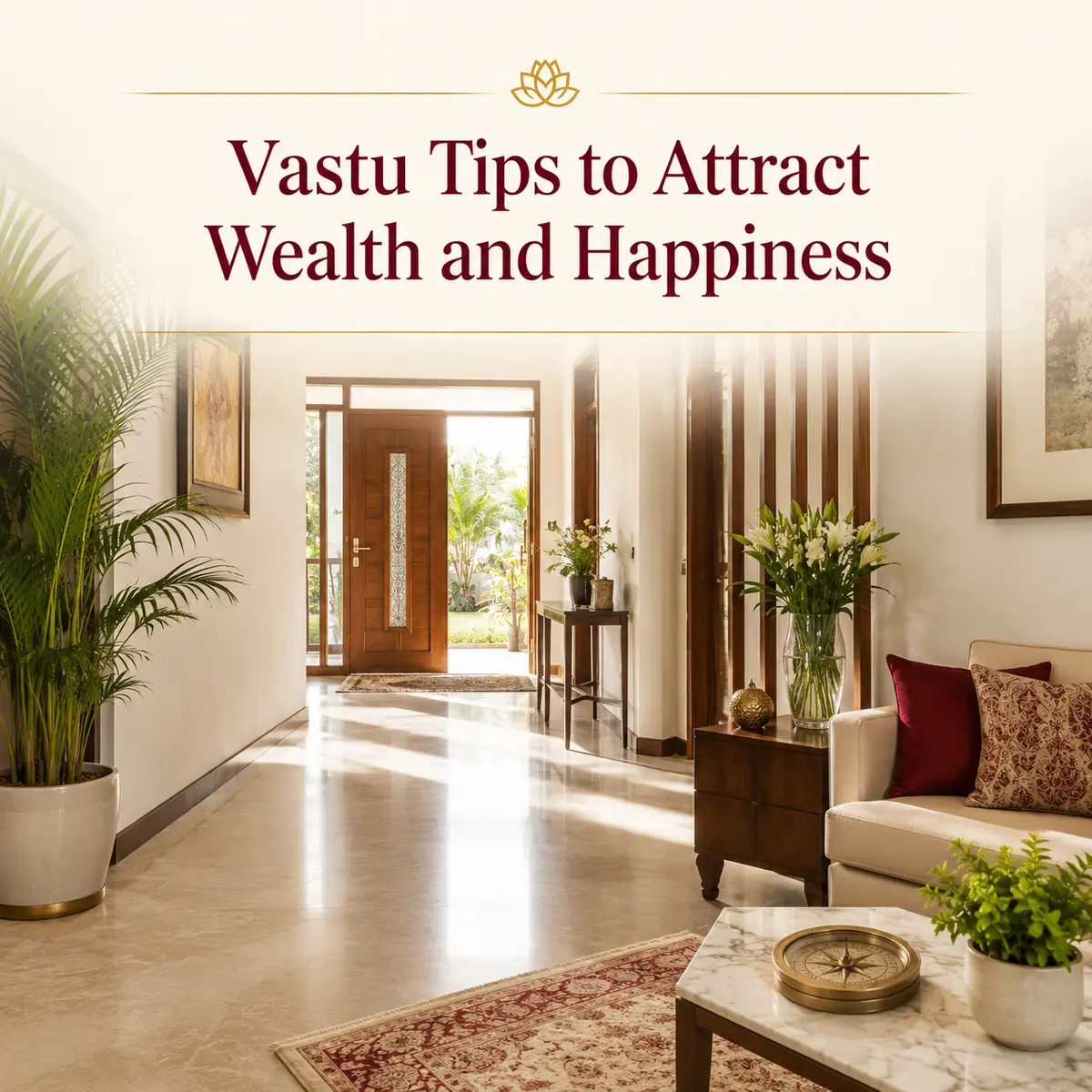 Vastu tips for wealth and happiness