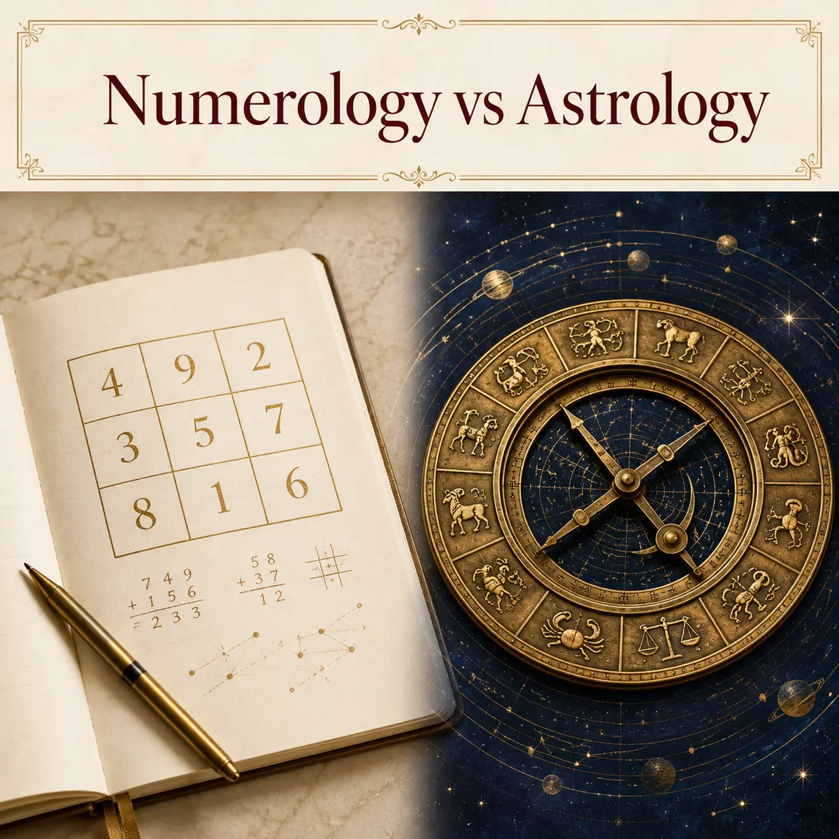 Numerology versus Astrology