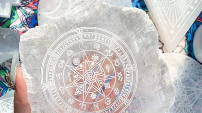 Selenite Plate in Pune | Insights Numerology - The Significance of Selenite in Energy Cleansing