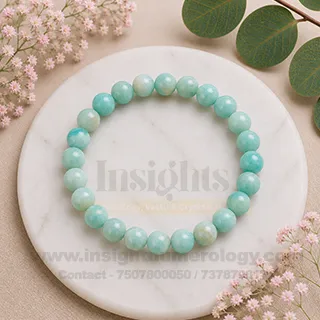 Natural Amazonite Crystal Bracelet