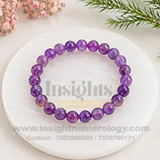 Natural Amethyst Crystal Bracelet