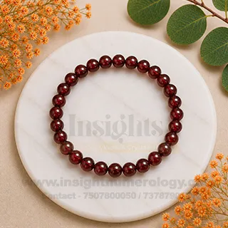Natural Garnet Crystal Bracelet