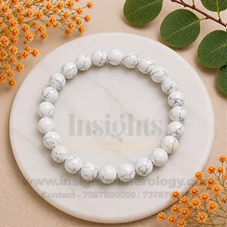 Natural Howlite Crystal Bracelet