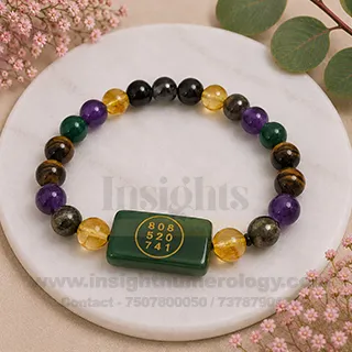 Money Magnet Crystal Bracelet with Zibu Coin