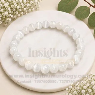 Natural Selenite Crystal Bracelet