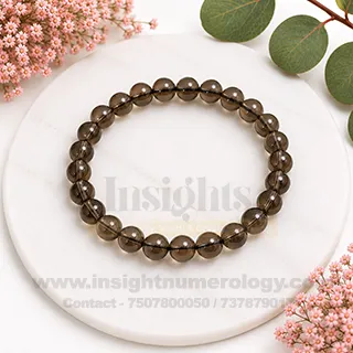 Natural Smoky Quartz Crystal Bracelet
