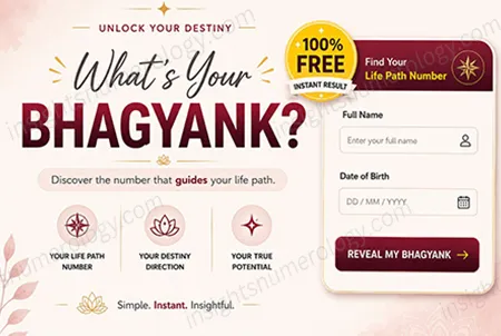 Free Bhagyank destiny number calculator