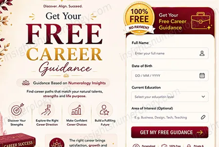 Free numerology career guidance calculator