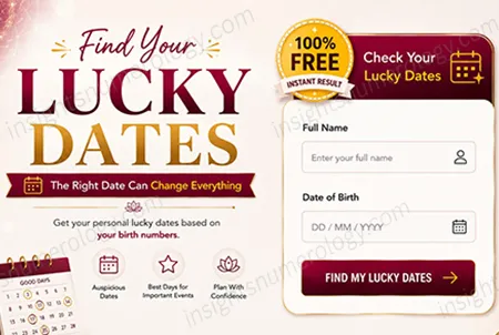 Free lucky dates calculator