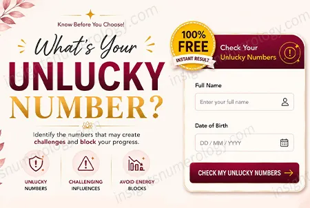Free lucky and unlucky numbers calculator